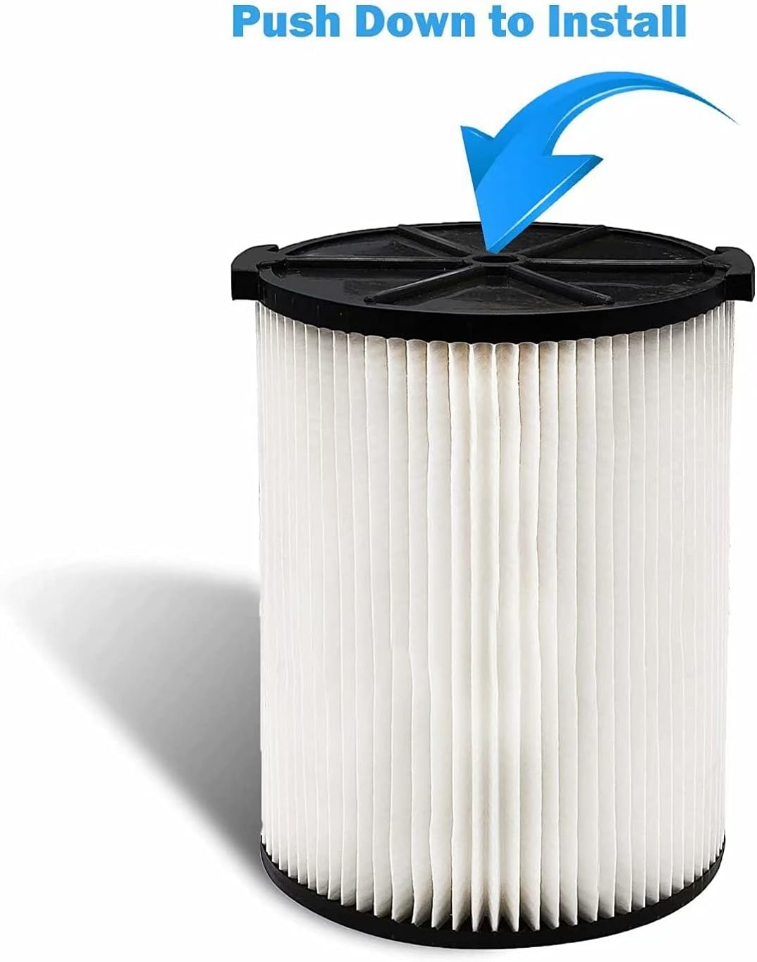 1 Pack VF4000 Filter Replacement for Ridgid & Husky Wet Dry Vacuums 5-20 Gallon - Compatible with WD5500, WD0671, WD1450, RV2400A, RV2600B - By MZY LLC