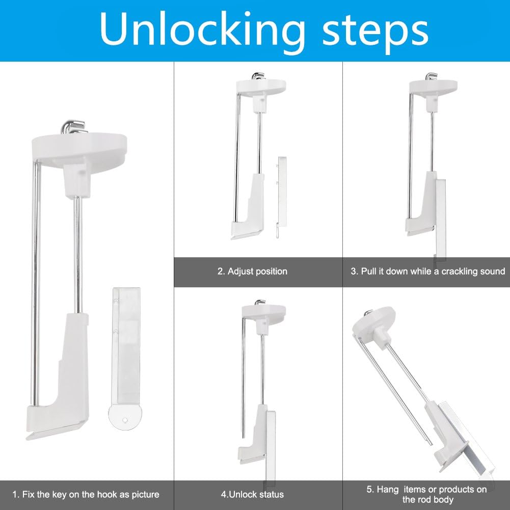 1-Pack XCHTX Magnet Key for Anti-Theft Display Security Hooks on Peg and Slat Walls