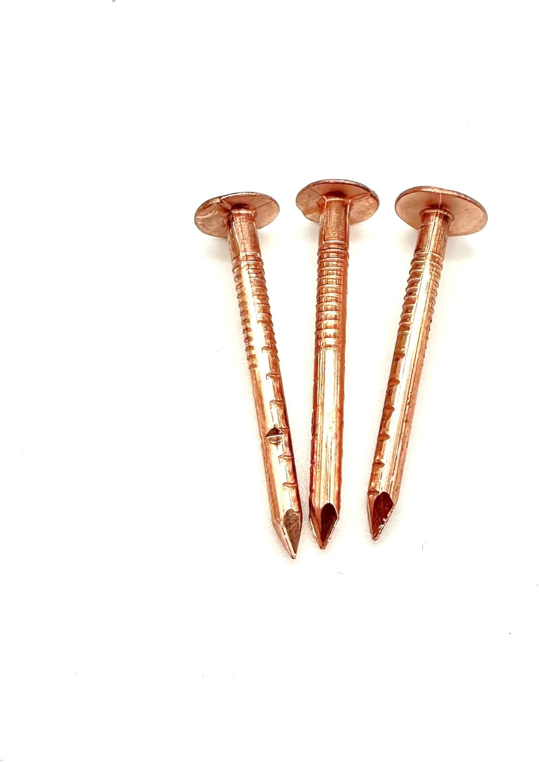 10 Copper Clout Nails for Roofing Slate Felt - Tree Stump Killers - 30mm, 38mm, 50mm - 30mm x 2.65mm