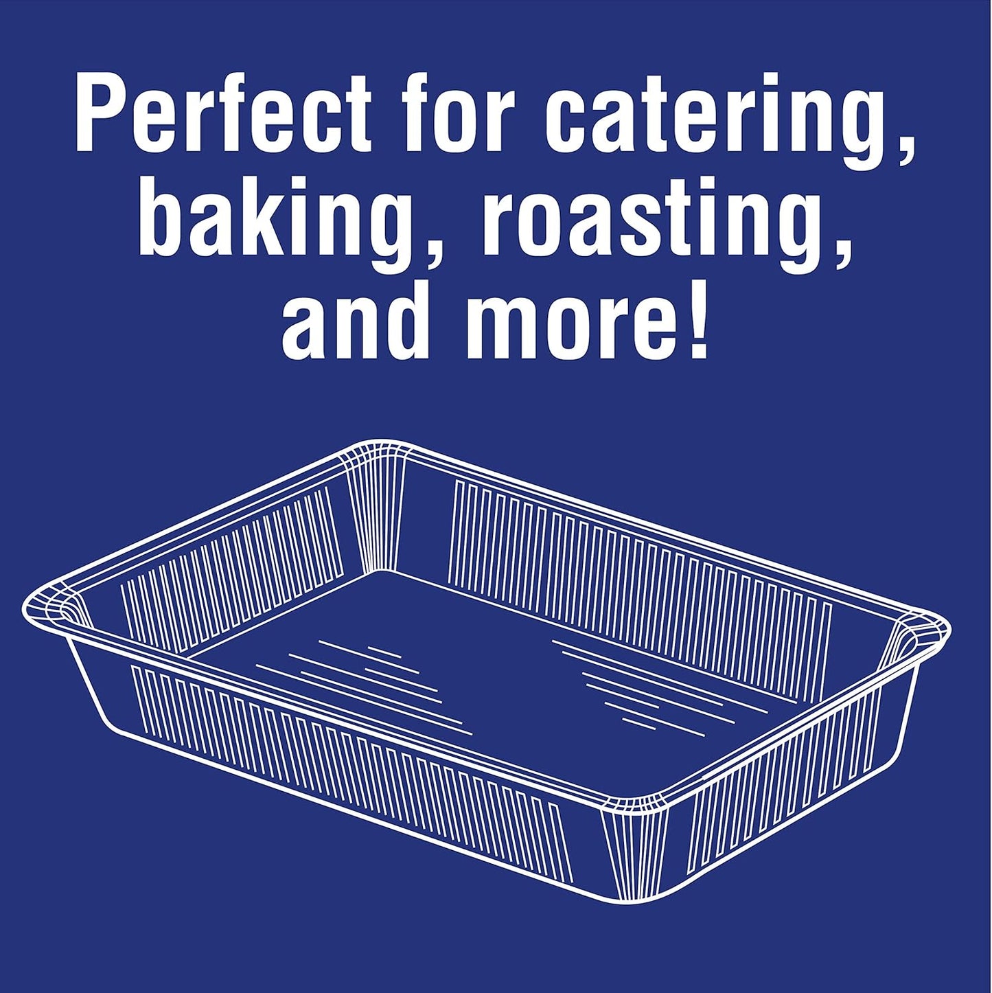 10-Count Hefty Reynolds EZ Foil Disposable Full-Size Steam Table Pans