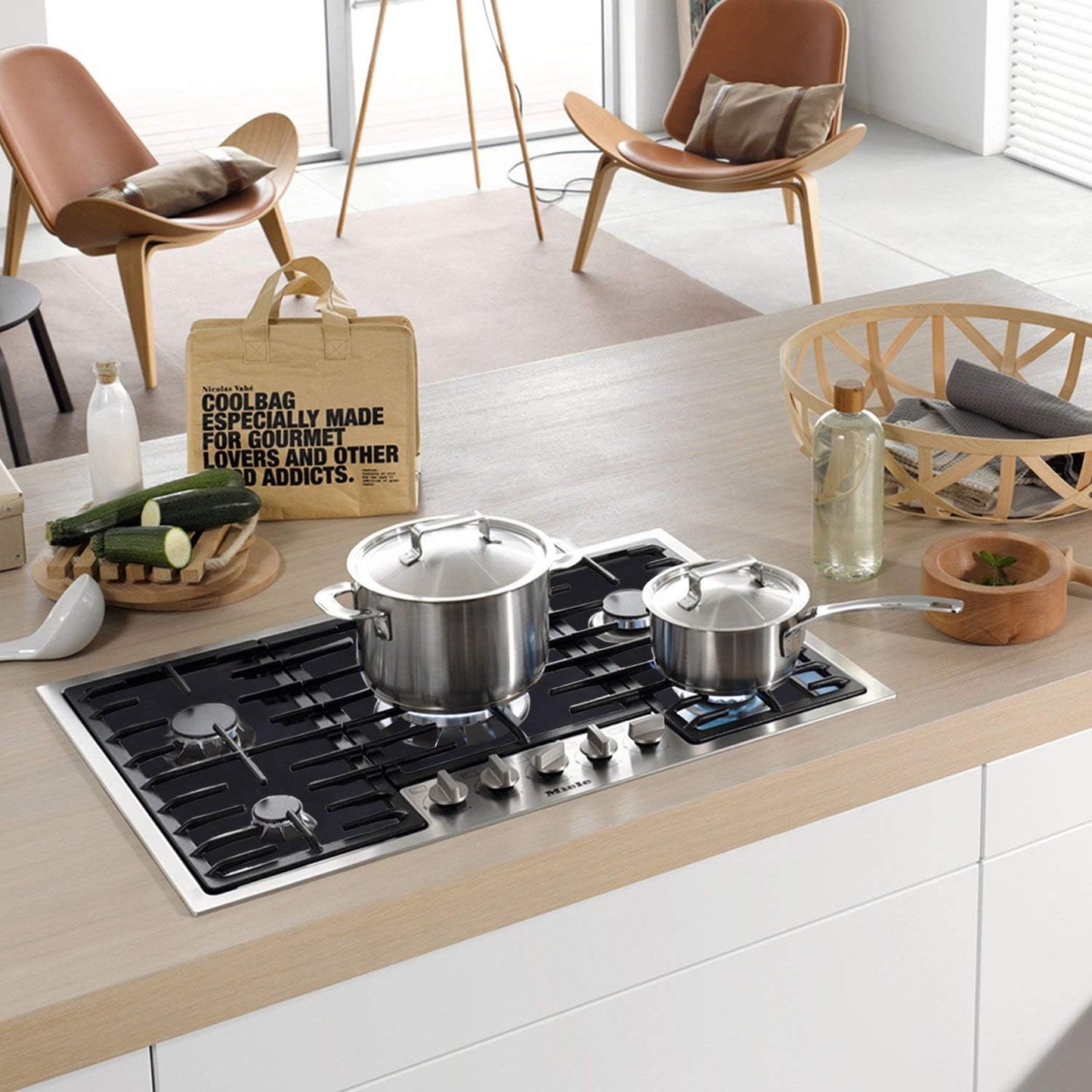 10 Pack Black Stove Burner Covers - Double Thickness, Reusable, Non-Stick, Heat-Resistant Gas Range Protectors for Kitchen - Easy to Clean