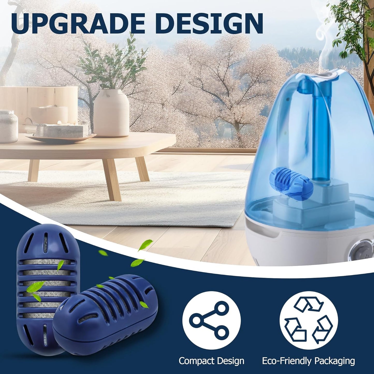 10 Pack Funmit Demineralization Cartridges for HoMedics Ultrasonic Humidifiers - Prevent Hard Water Build-Up, Filter Mineral Deposits, Purify Water - Compatible with UHE-HDC4