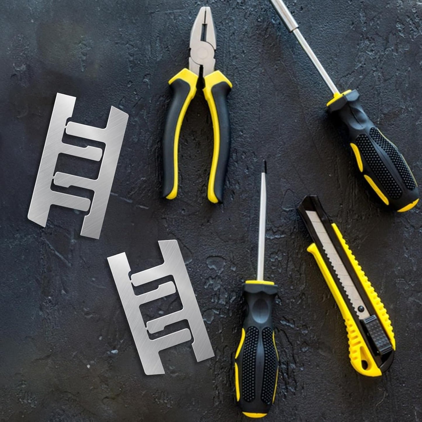 10 Pack Jicoyin Electrical Box Mounting Straps for Old Work Switch Boxes with Plaster Ears