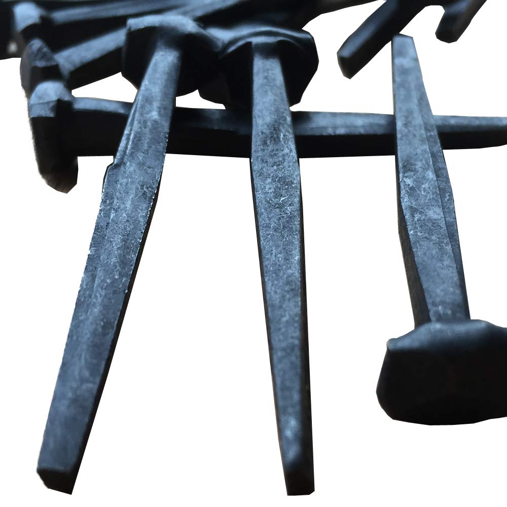 10-Pack of 3" Wrought Head-Rose Head Nails - Antique Hardware Depot