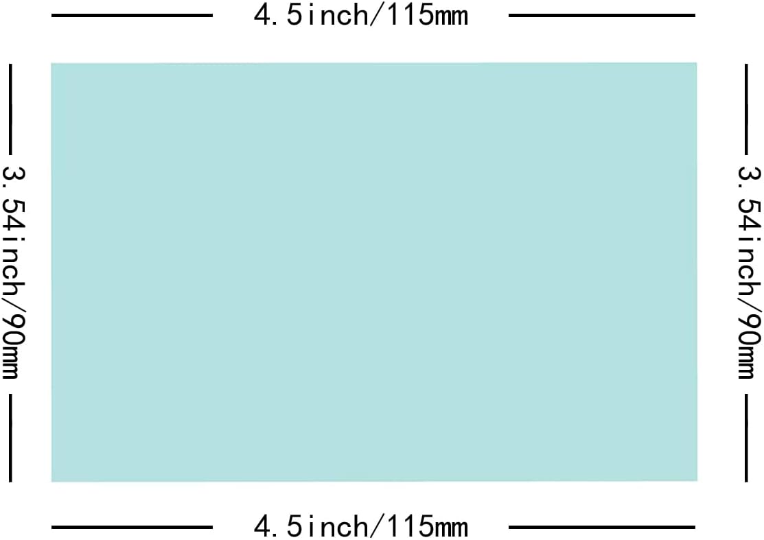 10-Pack Replacement Welding Protective Lenses 4.5" x 3.54" - Transparent Cover Lens Covers