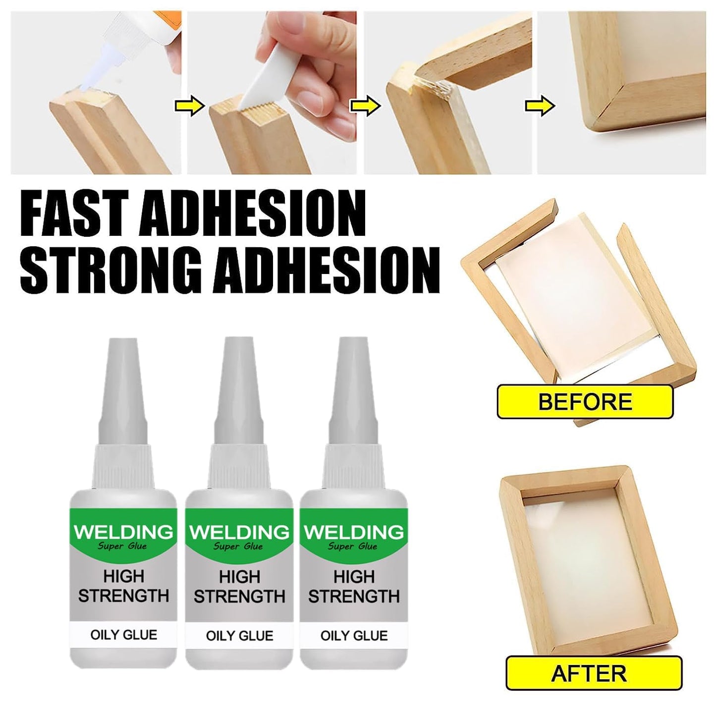 100ML SWAGGIFT Universal Super Glue Gel for Welding, High-Strength Bonding, Waterproof Leak Sealing, Invisible Adhesive