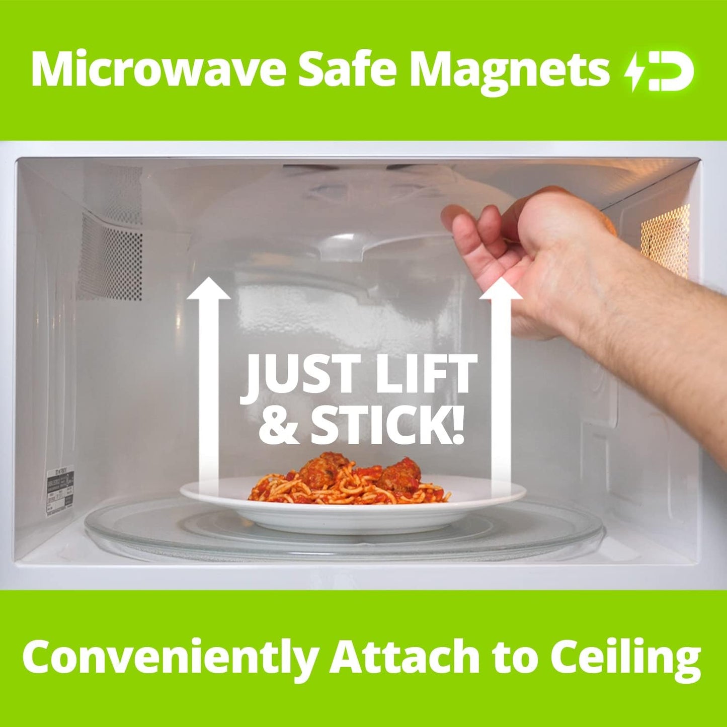 12-inch Clear Magnetic Microwave Splatter Cover - Vented BPA-Free Food Cover
