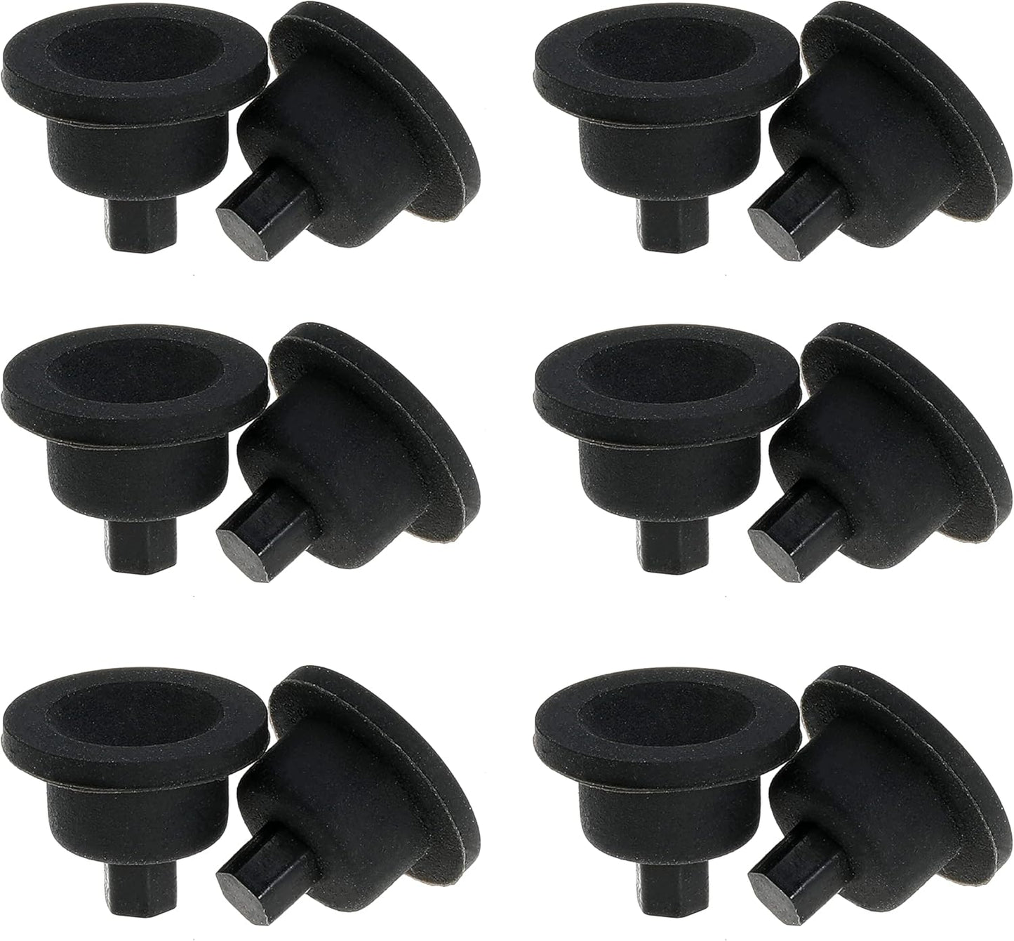12 Pack Stove Grate Rubber Feet Replacement for Wolf & Subzero Gas Cooktops - Burner Bumper Pads