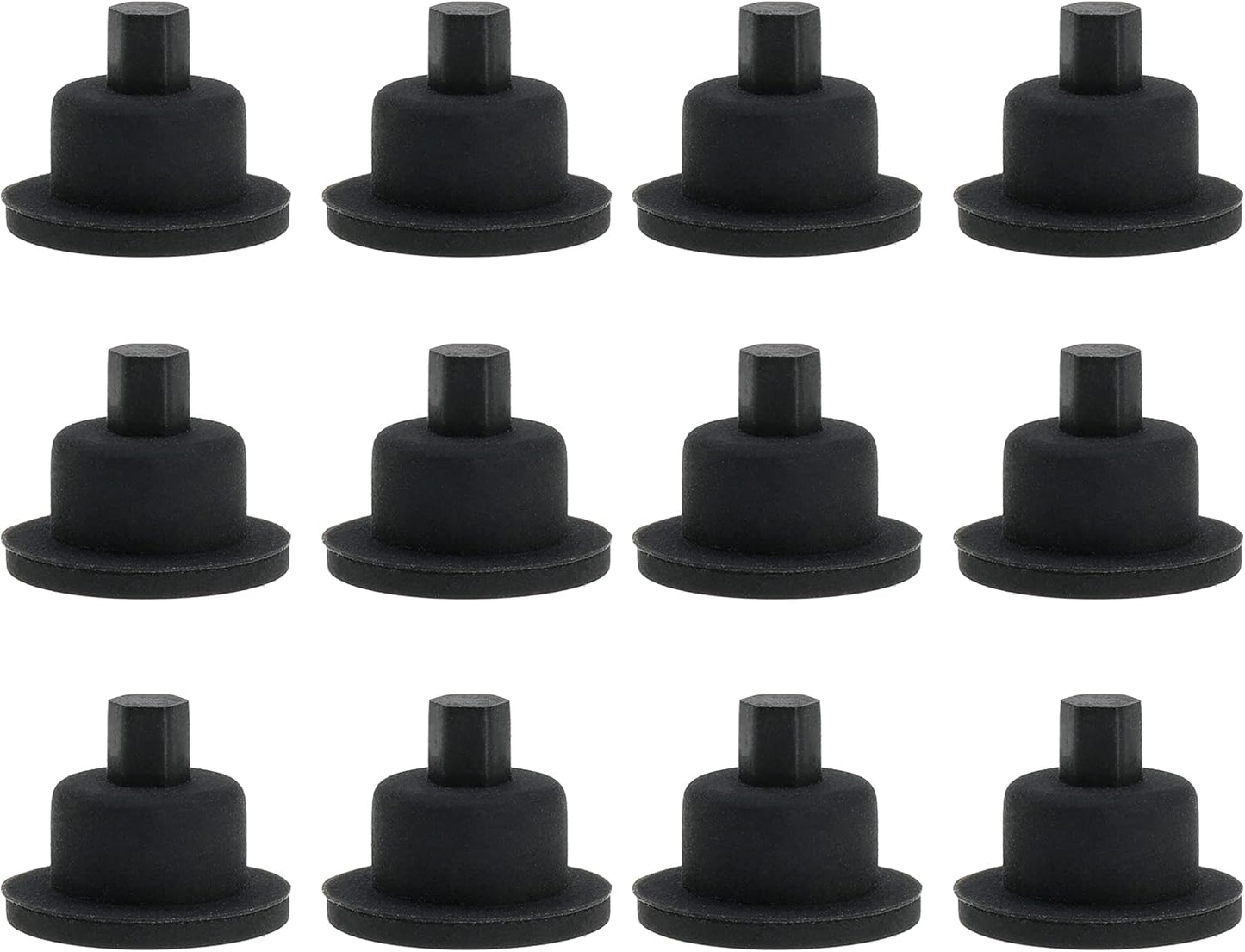 12 Pack Stove Grate Rubber Feet Replacement for Wolf & Subzero Gas Cooktops - Burner Bumper Pads