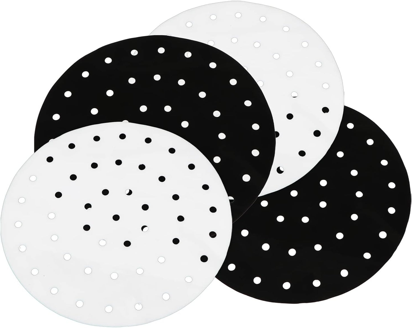 12-Piece Silicone Air Fryer Pad Liner Set for Kitchen Gadgets & Accessories