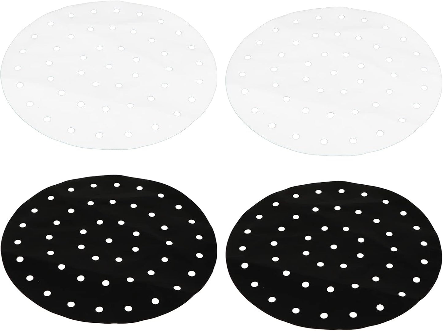 12-Piece Silicone Air Fryer Pad Liner Set for Kitchen Gadgets & Accessories