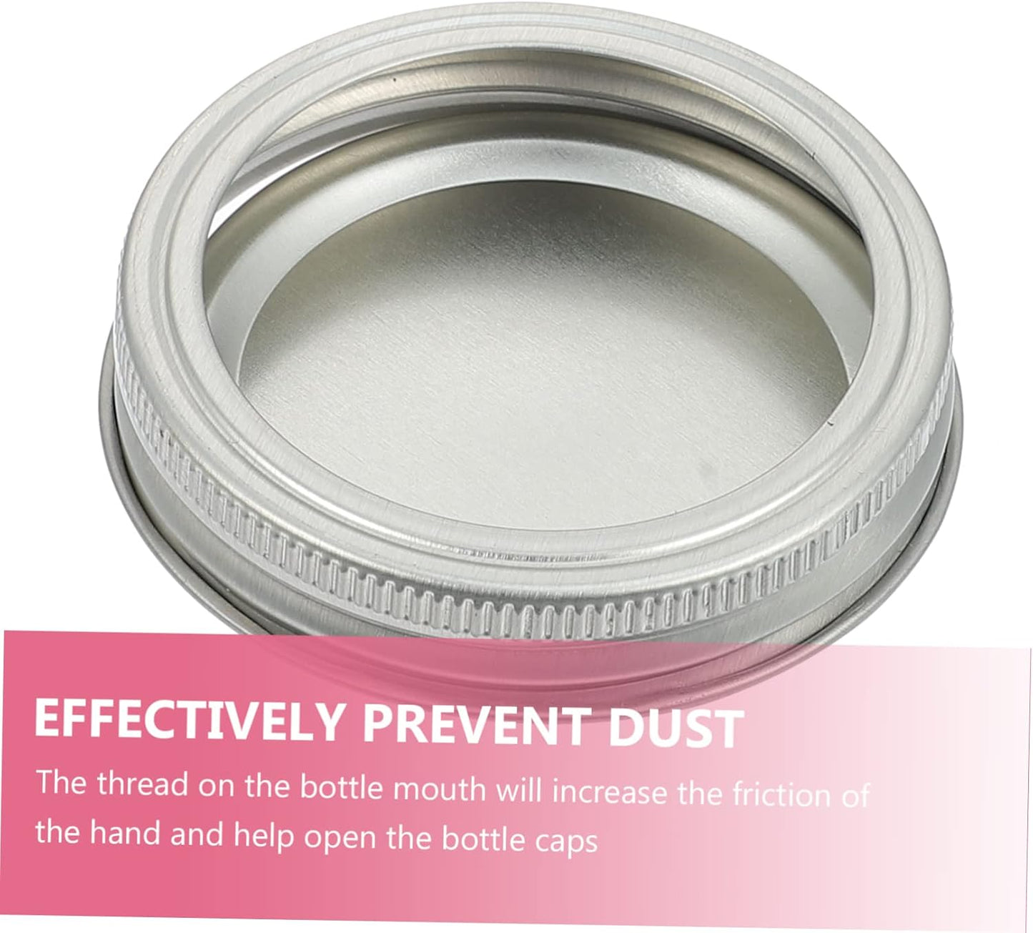 12 Sets of 70mm Regular Canning Jar Lids and Rings - Replacement Seal Lids for Mason Jars - Compatible with Standard Mouth Canning Jars