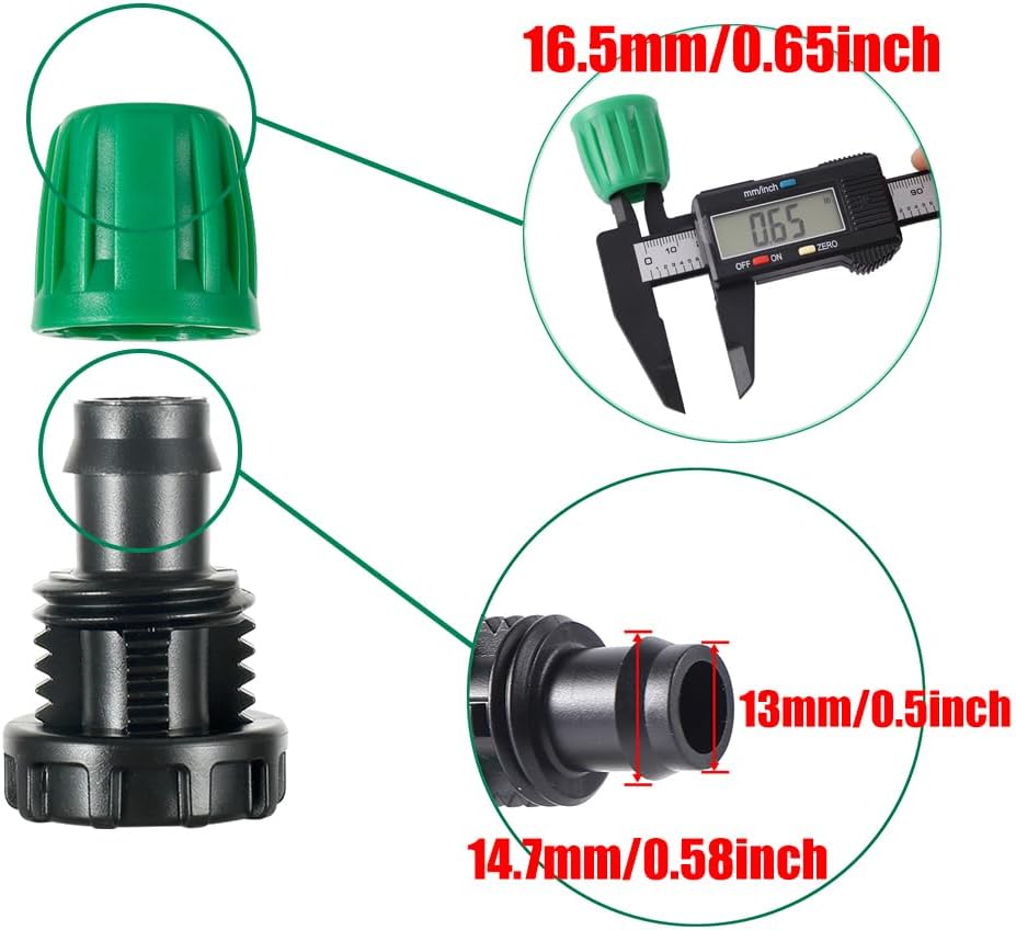 1/2" Tubing Plug for Ponds and Irrigation - FULAIERGD Tubing Fittings