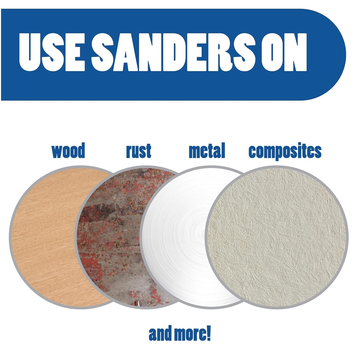 129-Piece Fulton Woodworking Tools Bowl Flex Edge Sanding Disc Mandrel Kit for Curved & Flat Surfaces