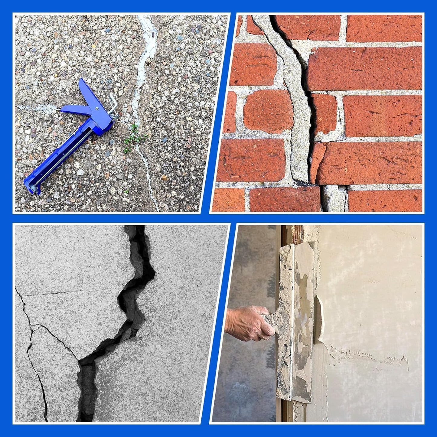 1/4 Inch BHUCUTU Foam Backer Rod - 33 Feet - Concrete Crack Filler & Joint Gap Filler - Caulk Saver & Backing Rod - Rope for Concrete Joints