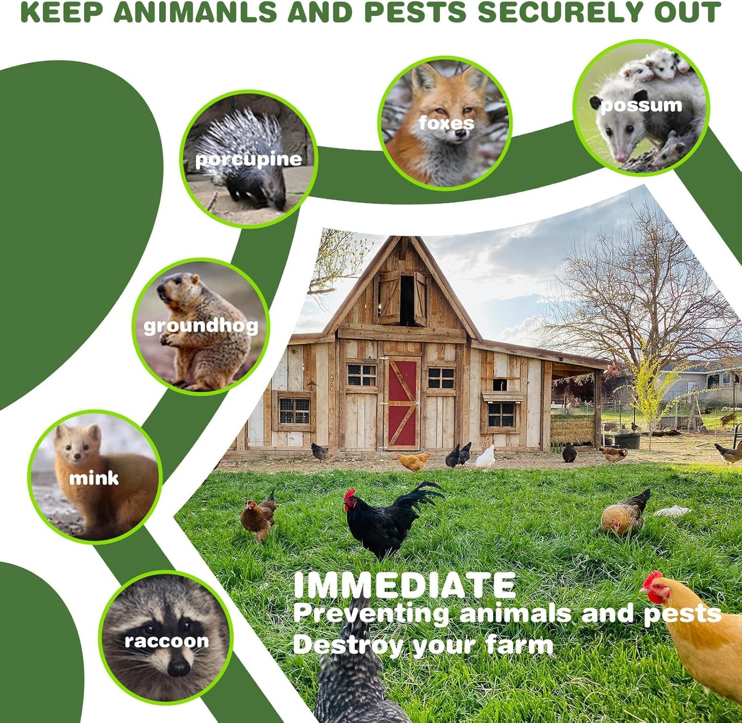 1/4 Inch Galvanized Wire Mesh Roll 4'' x 10' (23 GA) - Ideal for Chicken Coops, Rabbit Fences, Poultry Enclosures, Crafting, and Screening