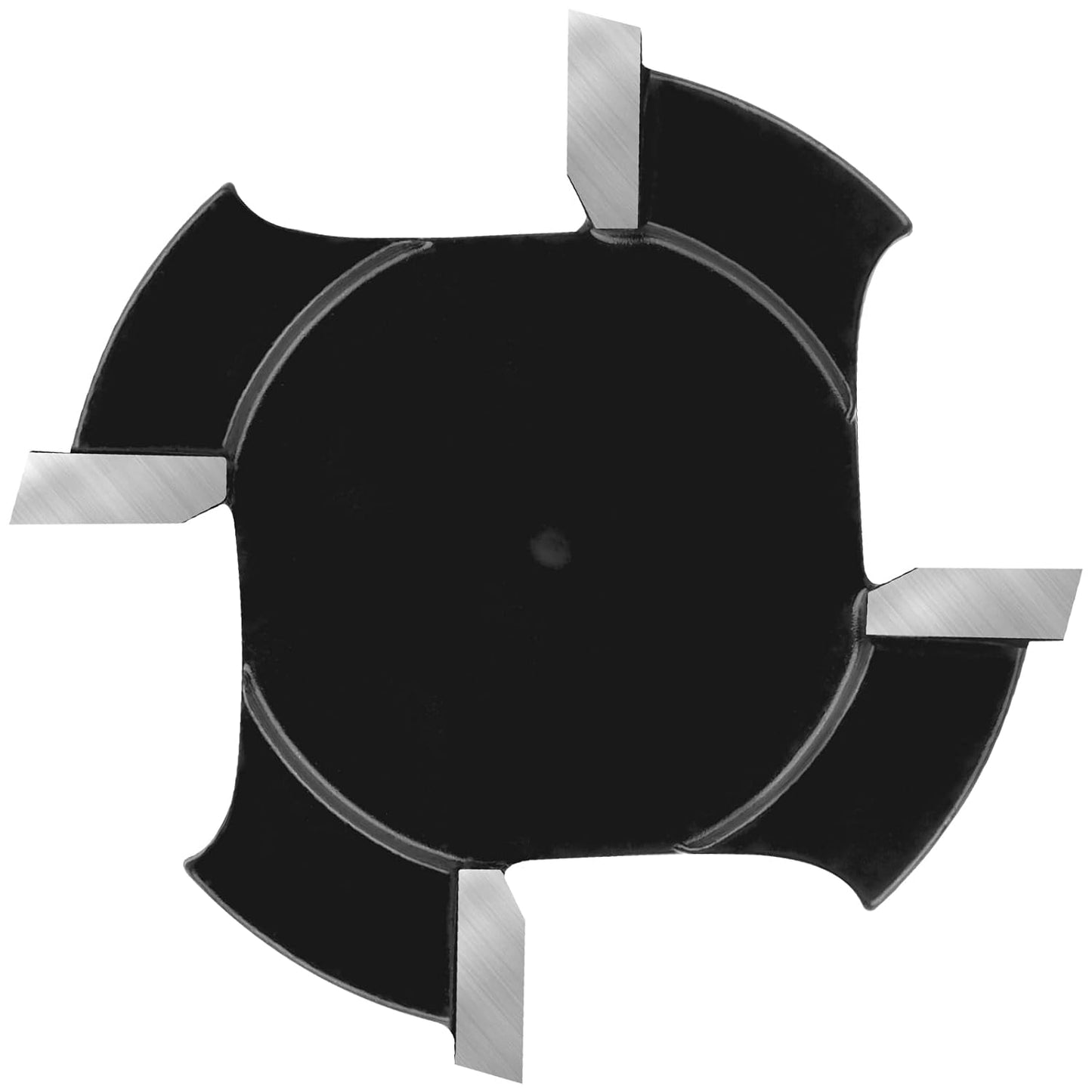1/4" Shank CNC Spoilboard Surfacing Router Bit - 1-1/2" Cutting Diameter, Carbide-4 Wings - Slab Flattening & Planing Wood Bit