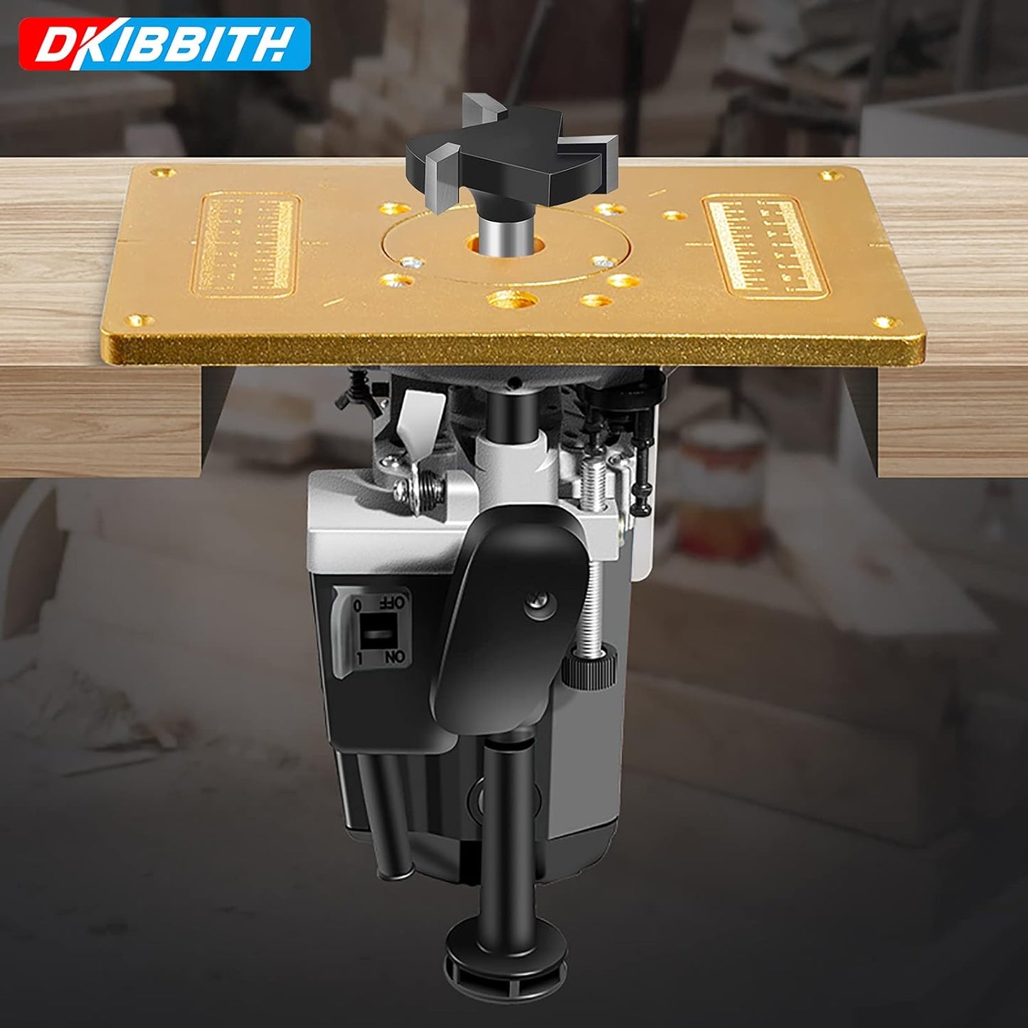 1/4" Shank CNC Spoilboard Surfacing Router Bit with Carbide Inserts - Dado, Planer, Slab Flattening Cutter for Woodworking