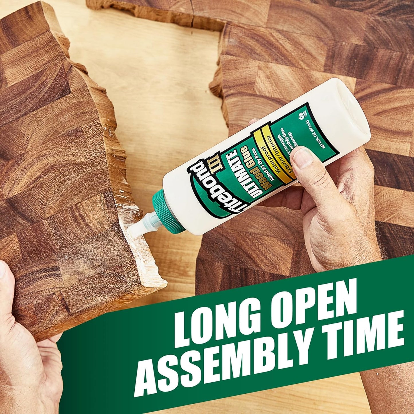 16-Ounce Titebond III Ultimate Wood Glue, Strong Bonding Formula, High-Quality Adhesive #1414