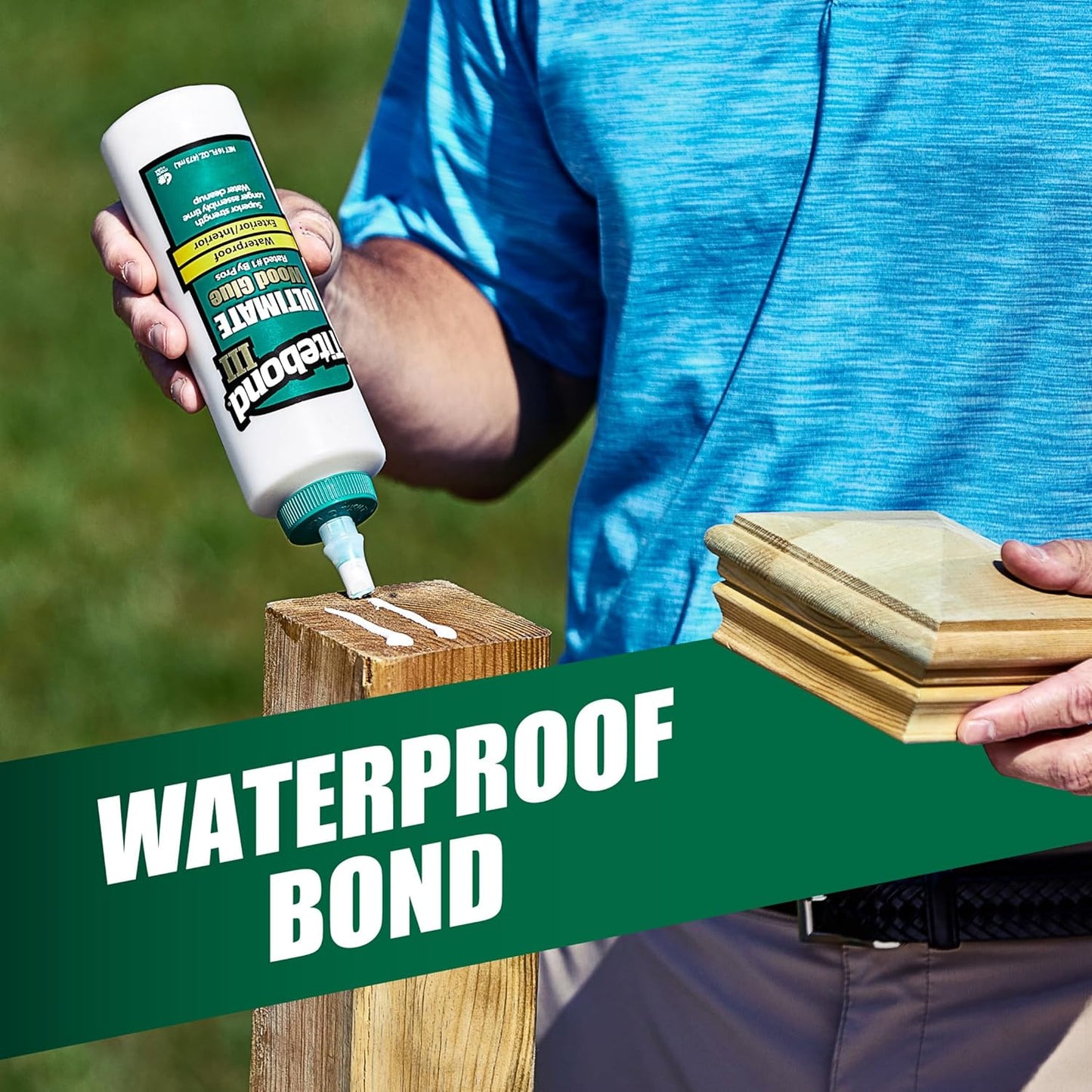 16-Ounce Titebond III Ultimate Wood Glue, Strong Bonding Formula, High-Quality Adhesive #1414