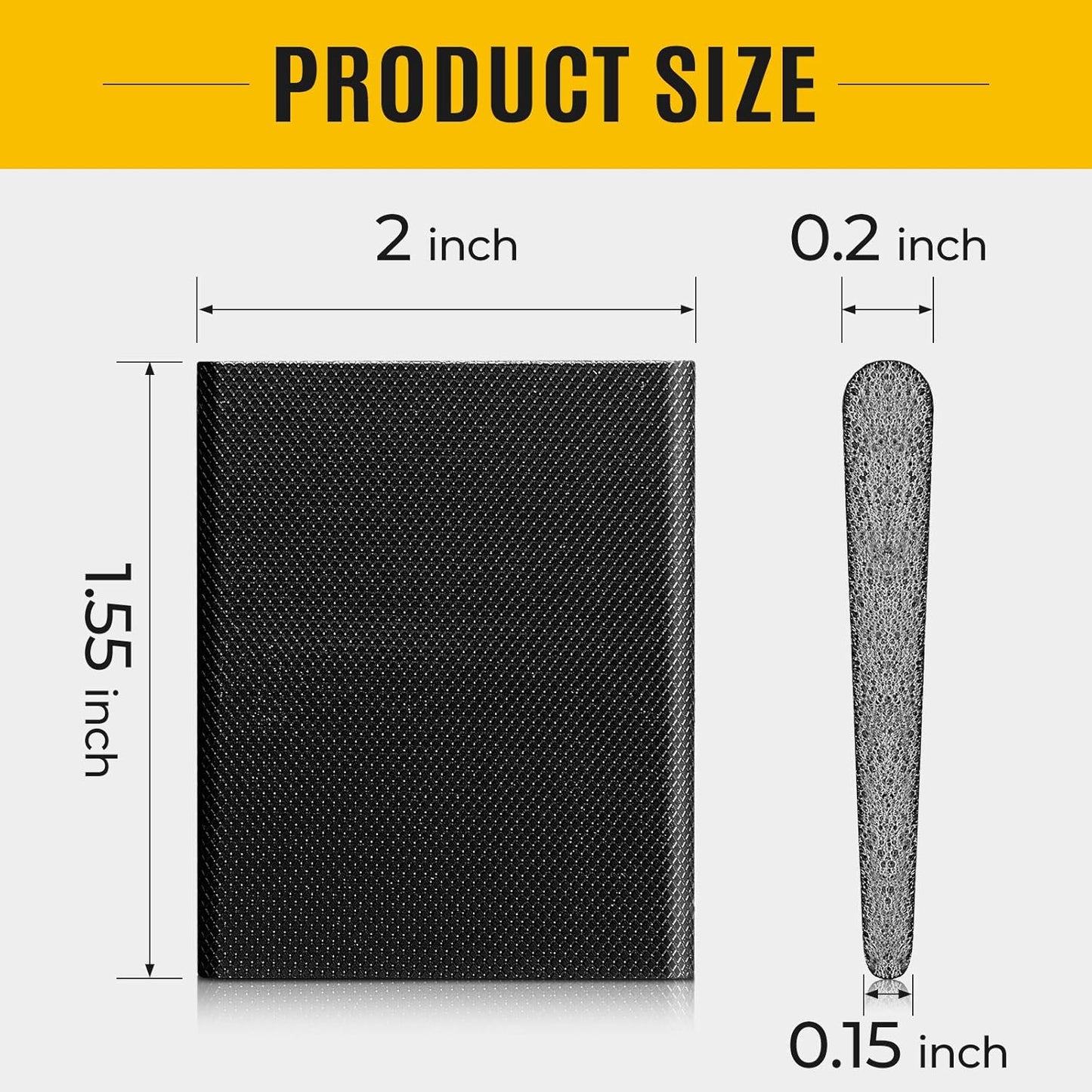 16-Piece Black Door Corner Seal Weatherstripping Kit for Exterior Doors - Draft Stopper Adhesive Pads for Weather Stripping and Protection