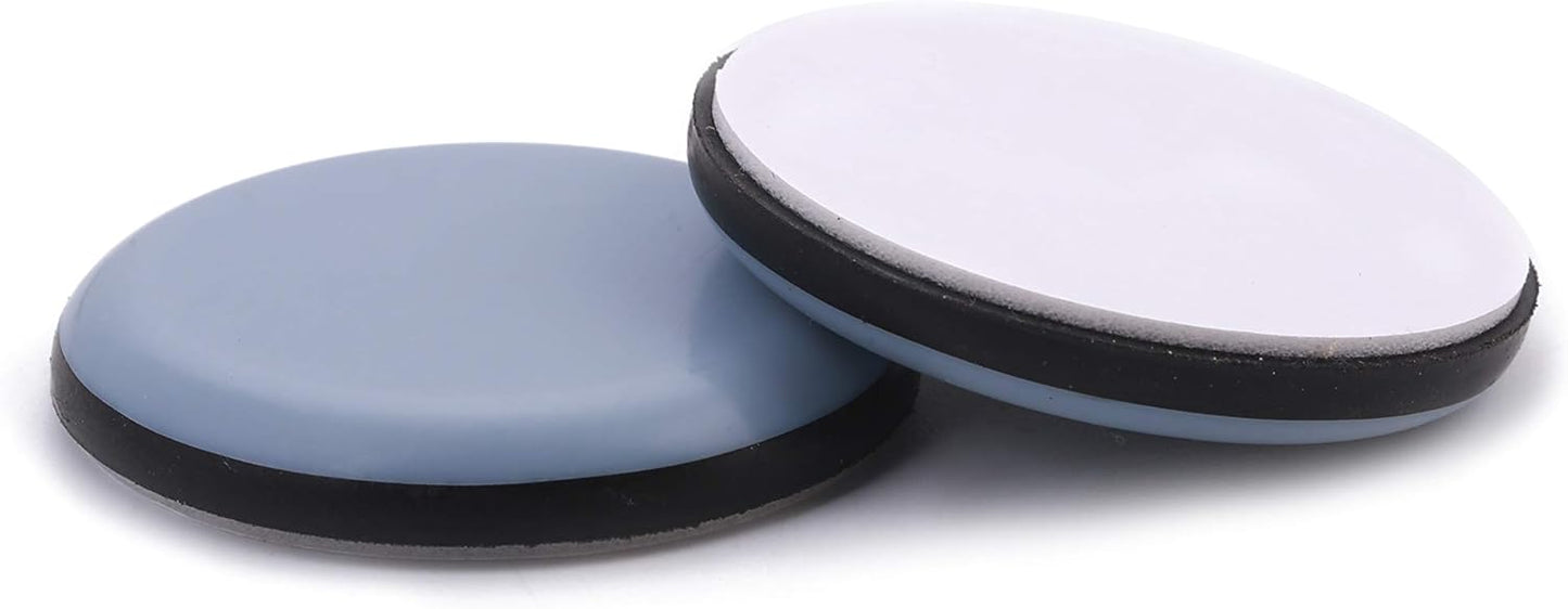 16" PTFE Adhesive Furniture Sliders - 40 Pack Chair Glides for Easy and Safe Furniture Moving on Carpet and Hardwood Floors