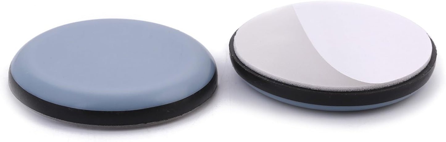 16" PTFE Adhesive Furniture Sliders - 40 Pack Chair Glides for Easy and Safe Furniture Moving on Carpet and Hardwood Floors