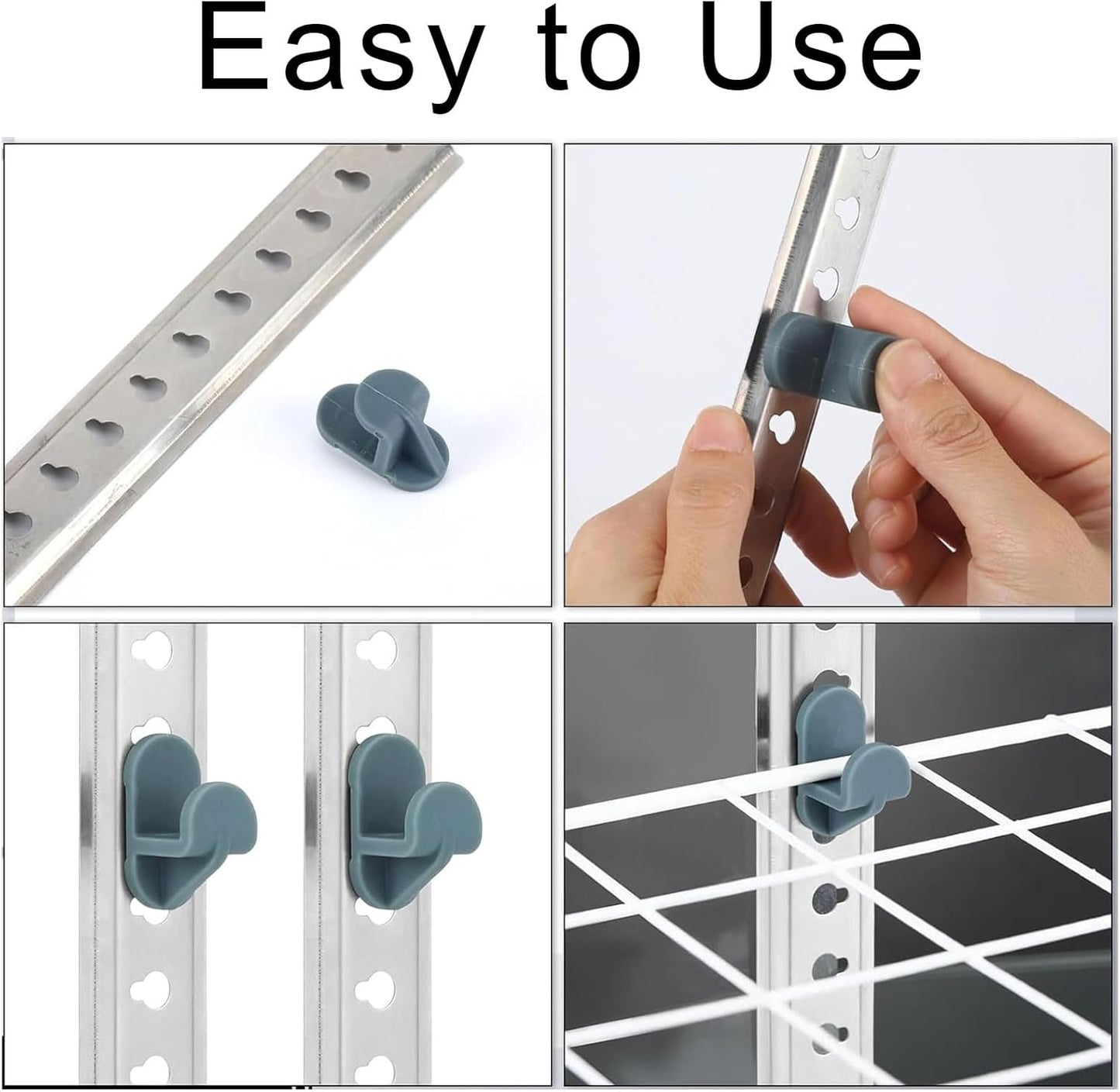 16PCS INCREWAY Freezer Shelf Clip Hooks for Turbo Air Commercial Freezers and Refrigerators - Replacement Shelf Support Pegs