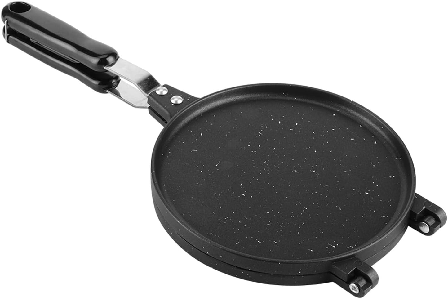 18cm Round Pancake Maker Non-Stick Waffle Baking Pan - Aluminum Alloy Ice Cream Cone Egg Rolls Kitchen Tool