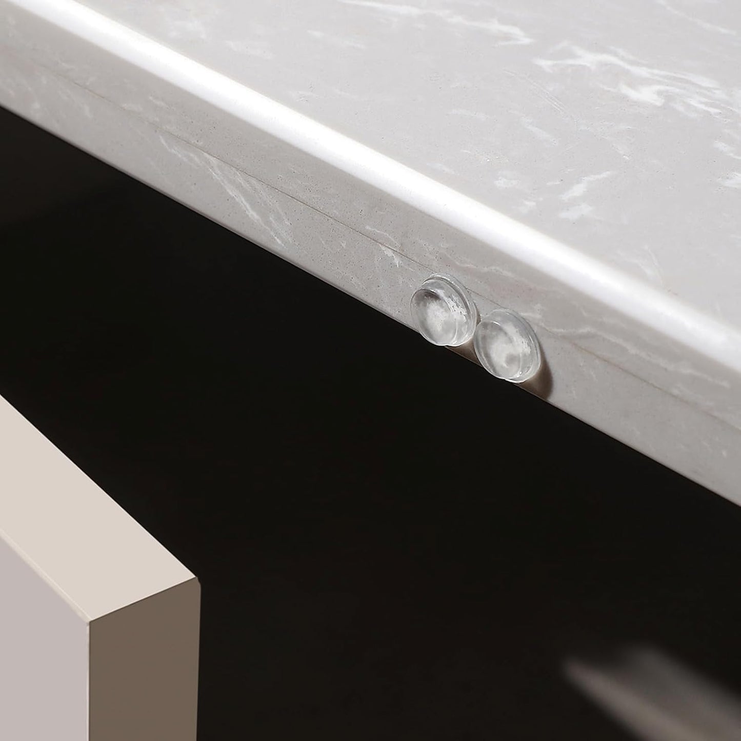 192Pcs Soft Self-Adhesive Clear Rubber Cabinet Bumpers for Furniture - Noise Reducing Silicone Dots for Cabinet Doors - Extremely Durable