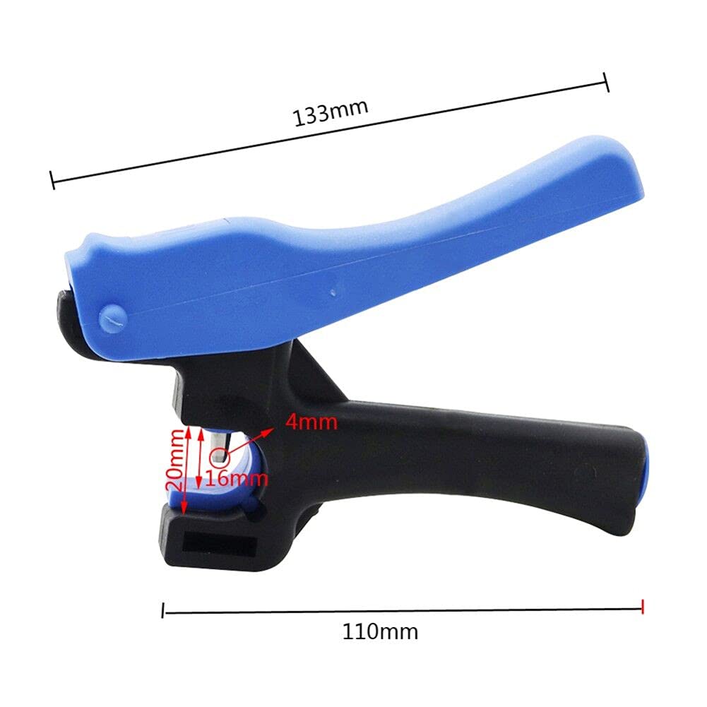 2-in-1 Drip Irrigation Tubing Punch with 100 Coupling Adapters - 1/4" Micro Irrigation Threaded Connectors