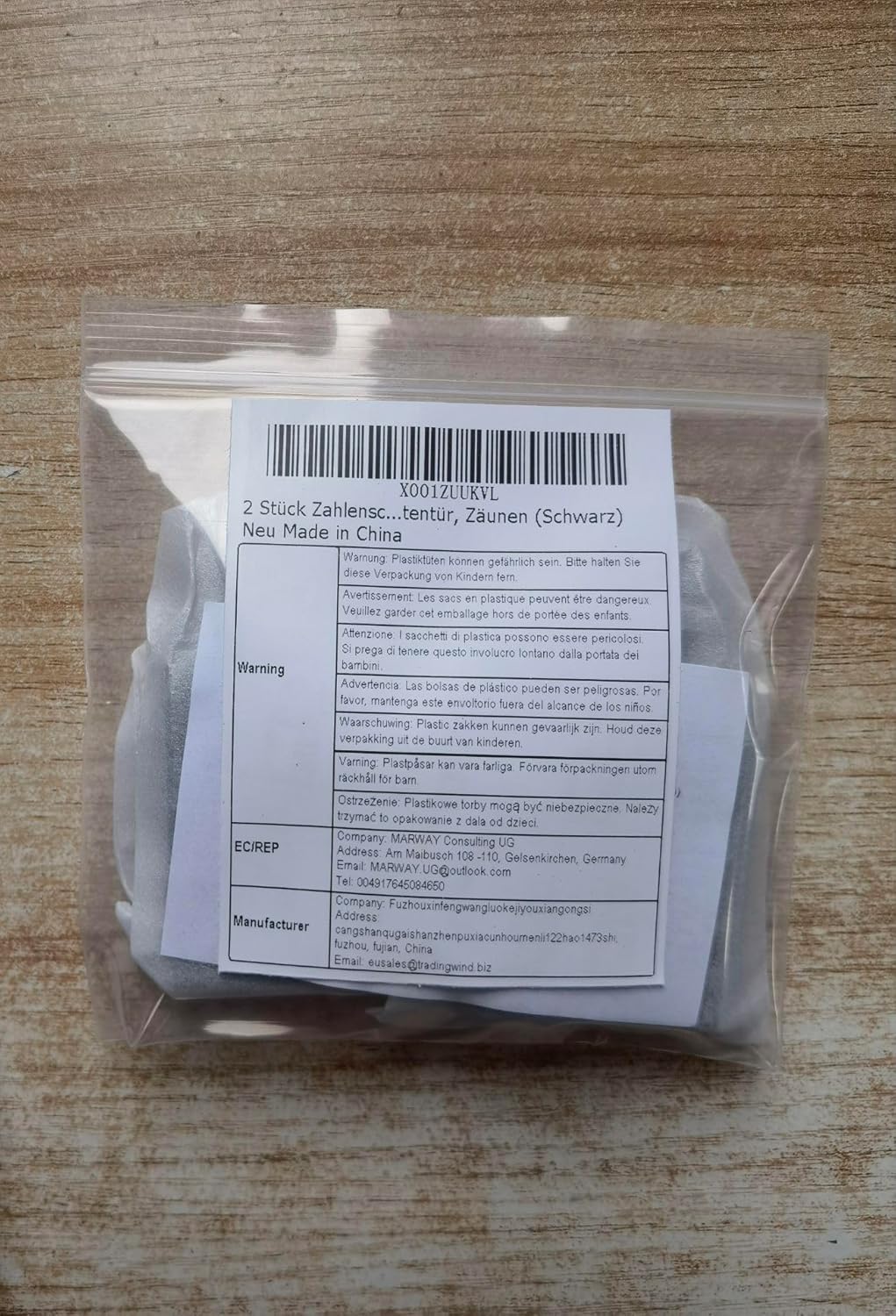 2 Pack Fixinus 4 Digit Combination Locks for School Gym Sports Locker, Fence, Toolbox - Zinc Alloy Padlocks for Hasp Cabinet Storage Case - Black - WildKart