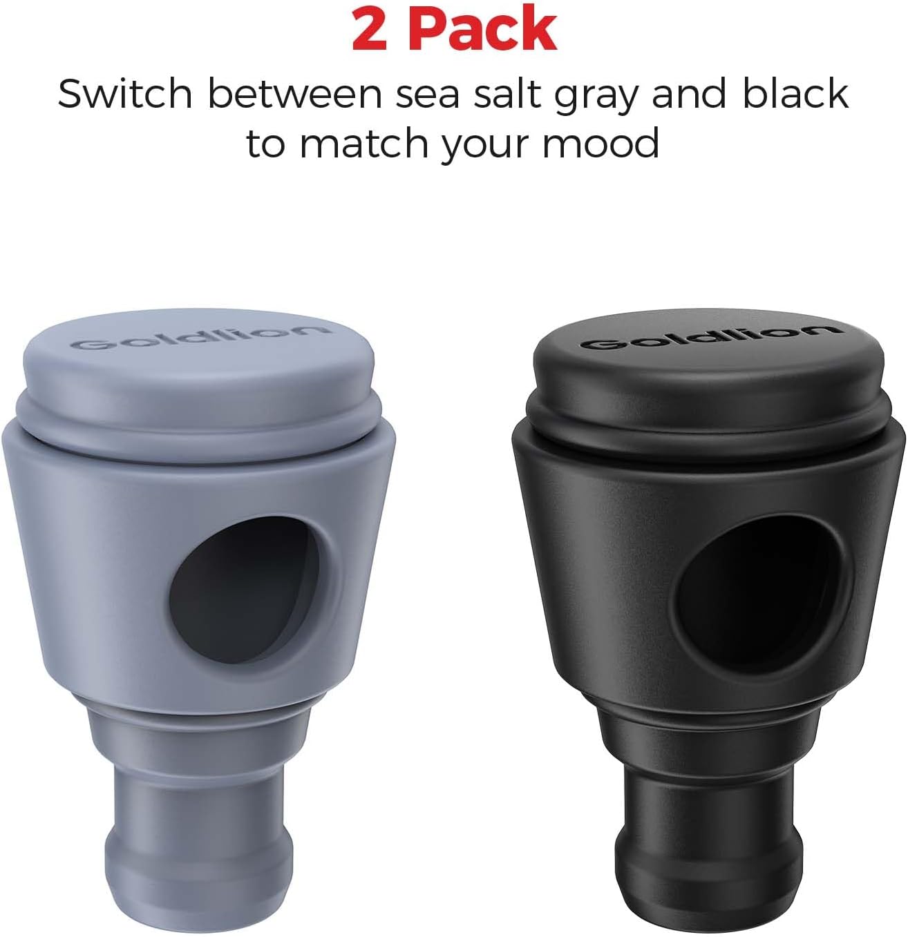 2 Pack Goldlion Adjustable Steam Release Valve for Ninja Crockpot Slow Cooker - Compatible with Ninja Foodi Possiblecooker Pro - Steam Control Plug & Pressure Seal Accessories