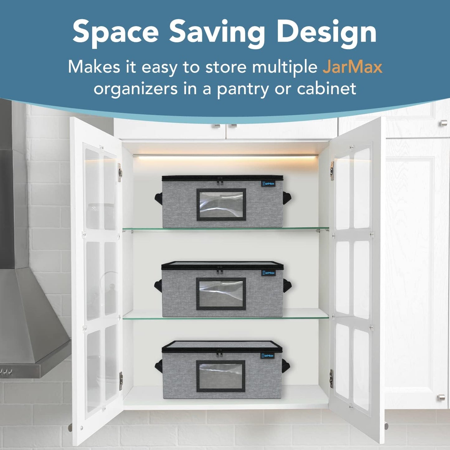 2-Pack Quart Mason Jar Organizer - Sturdy Storage Bag for Canning Jars - Holds 12 Quart Size Mason Jars - Foldable & Stackable with Handles, Dividers, and Label Holder