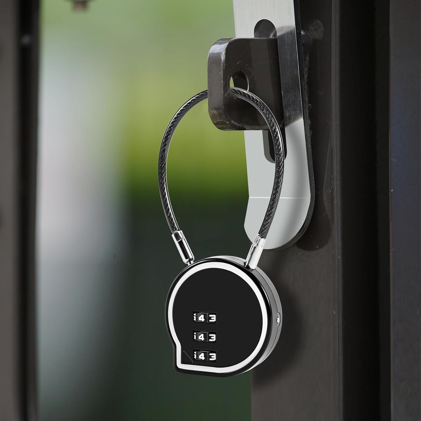 2 Pack Sturdy Zinc Alloy Padlock with 3 Digit Combination Code for Lockers, Cabinets, and Gyms - WildKart