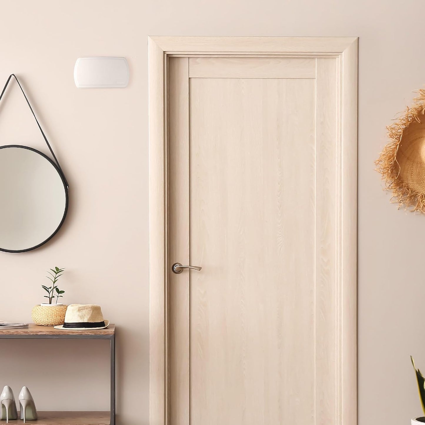 24-Volt White Wired Doorbell Chime for Homes | Hard-Wired Door Bell with Front Ding-Dong and Rear Tone | Home Improvement Electrical Equipment by Newhouse Hardware