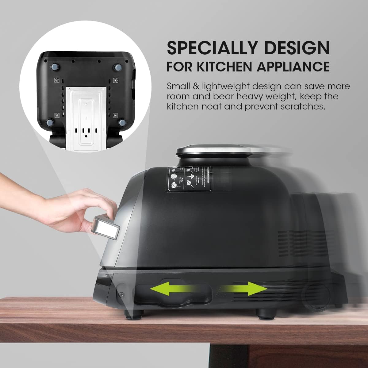 24Pcs Aieve Appliance Sliders for Kitchen Countertop, Small Appliance Slider Set