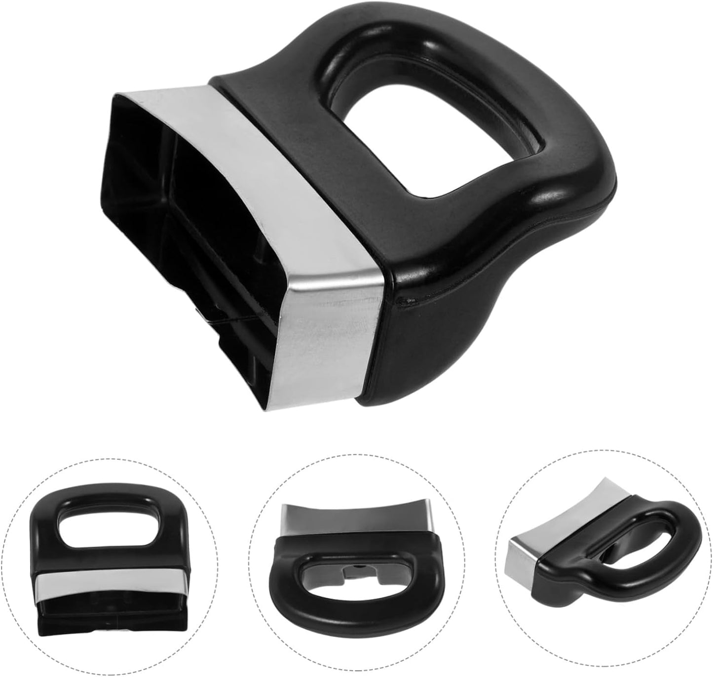 2pcs Detachable Pressure Cooker Handles - Replacable Pot Grip for Pressure Pots, Woks, Hot Pots - Ergonomic Plastic Design
