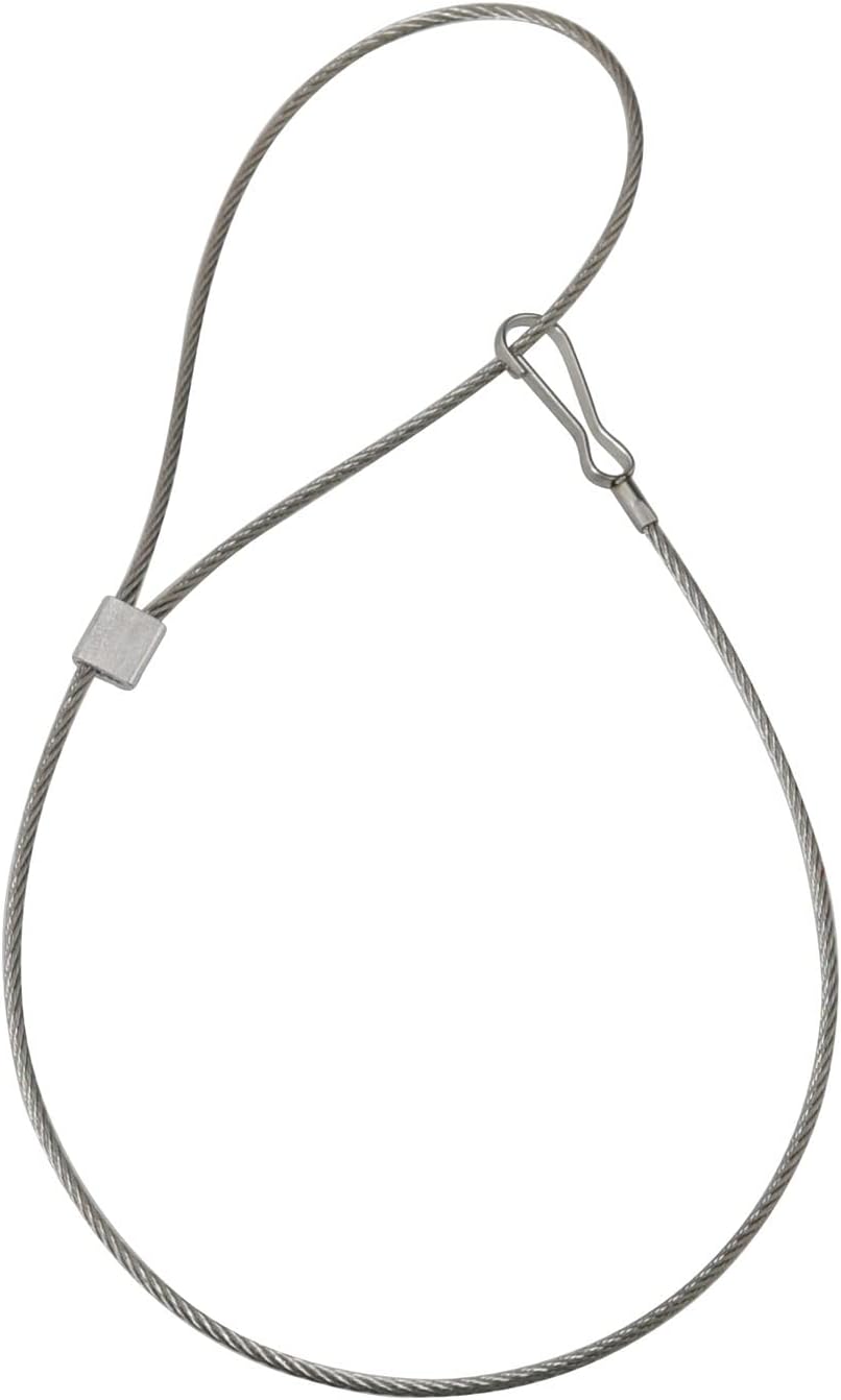 2pcs Stainless Steel Adjustable Gate Latch Cable Pull - Ideal for Metal & Wooden Fences, Garden Backyard Doors - Silver