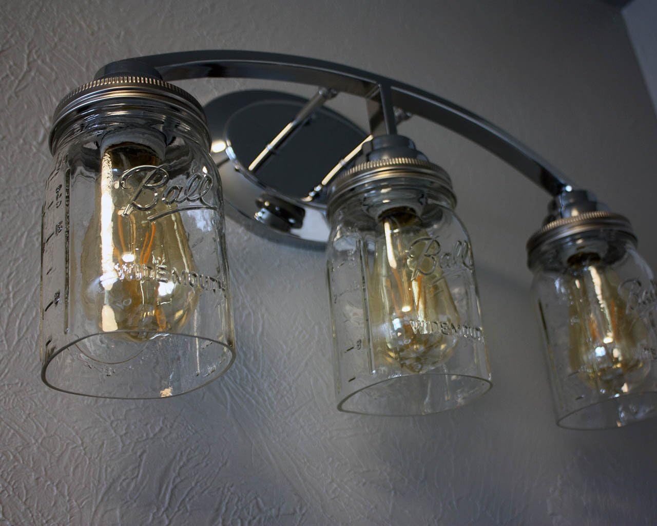 3 Pack Regular Mouth Stainless Steel Lighting Lid for Mason Jars - Fits Mason, Ball, Canning Jars - Mason Jar Lifestyle