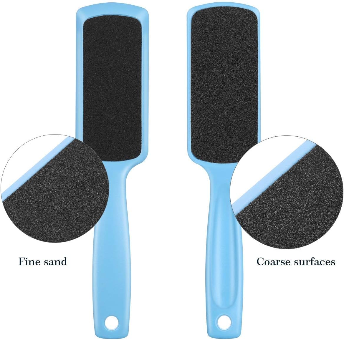 3-Piece Colossal Foot File Kit with Scrubber, Rasp, Heel Files - Pedicure Tools for Callus Removal, Stainless Steel Feet Scraper and Grater for Dead Skin