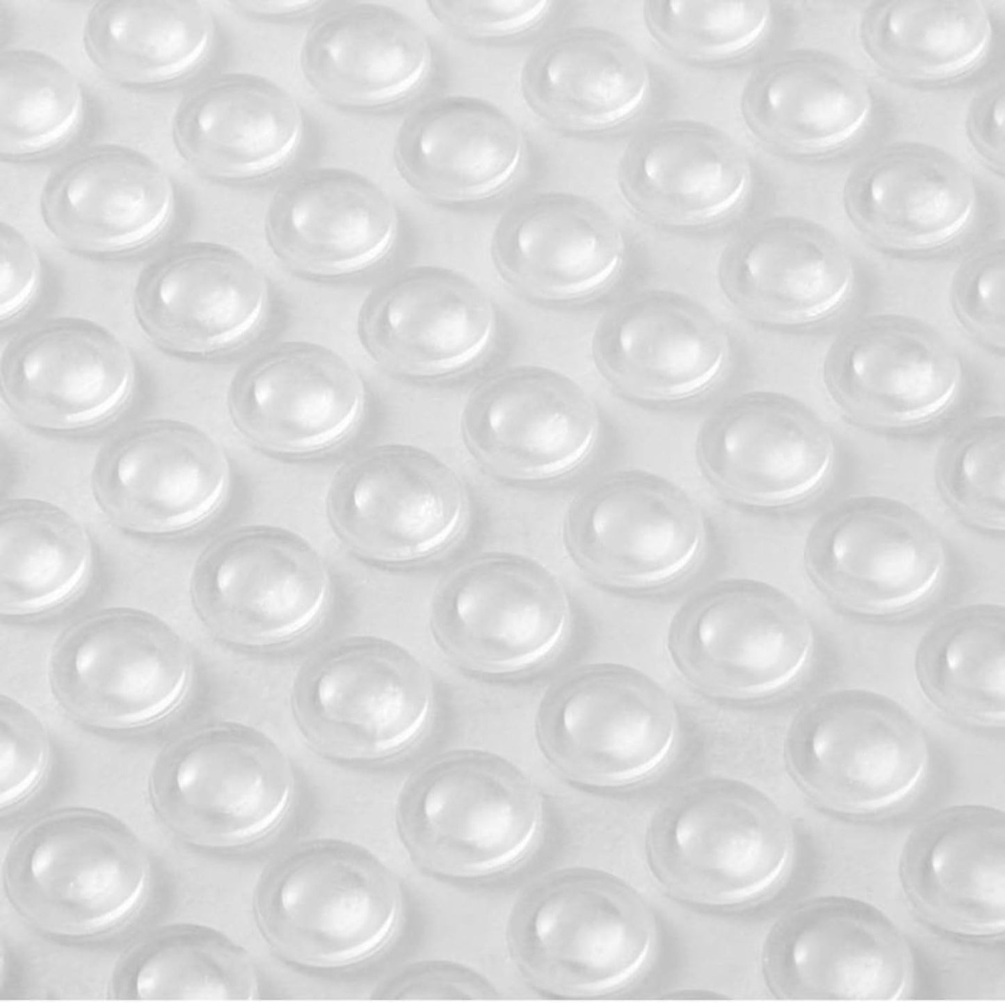 300 Pack Clear Rubber Feet Adhesive Bumper Pads for Doors, Cabinets - Sound Dampening, 8.5x2.5mm