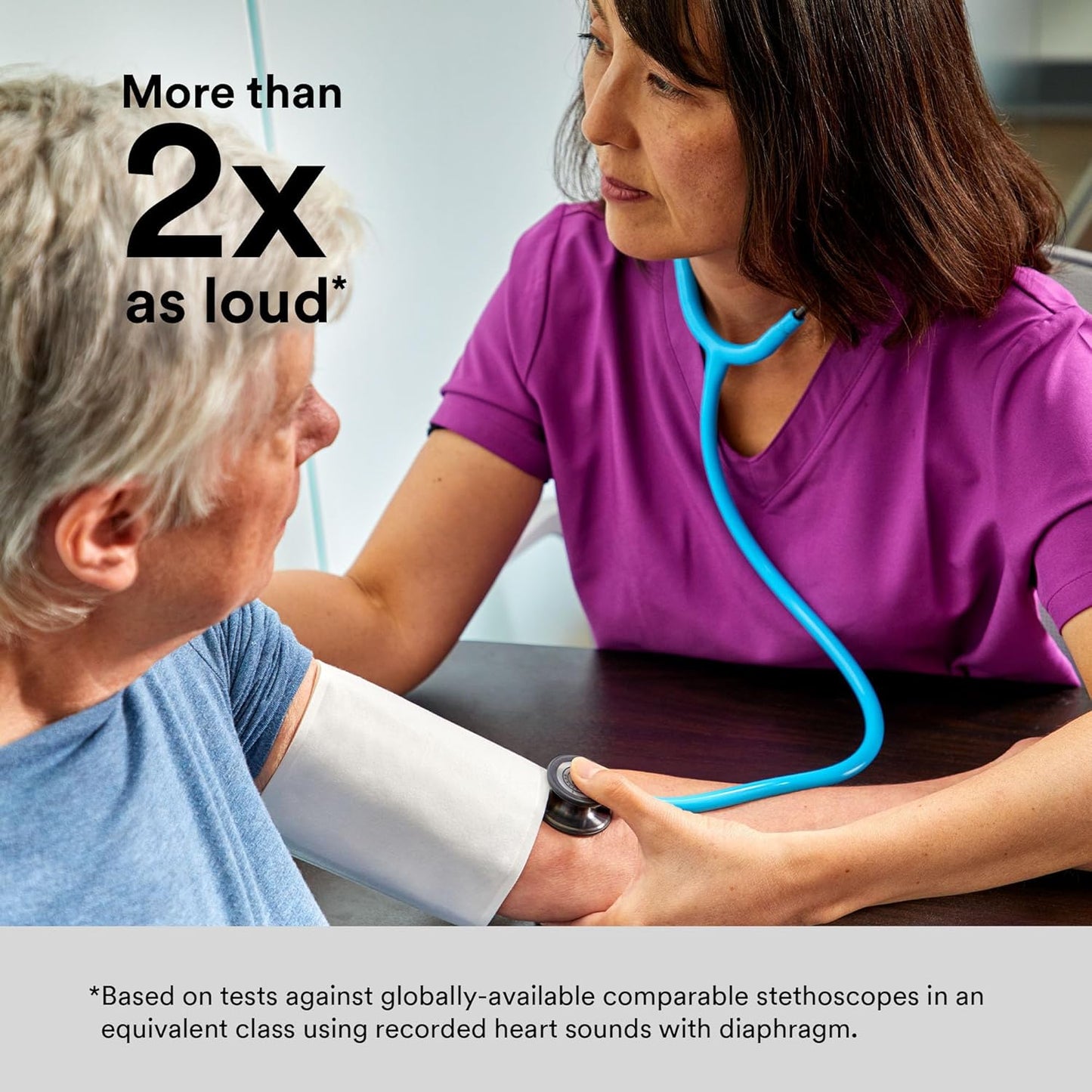 3M Littmann Classic III Stethoscope 5803, Stainless Steel Black-Finish Chestpiece, 27" Tube, Lightweight