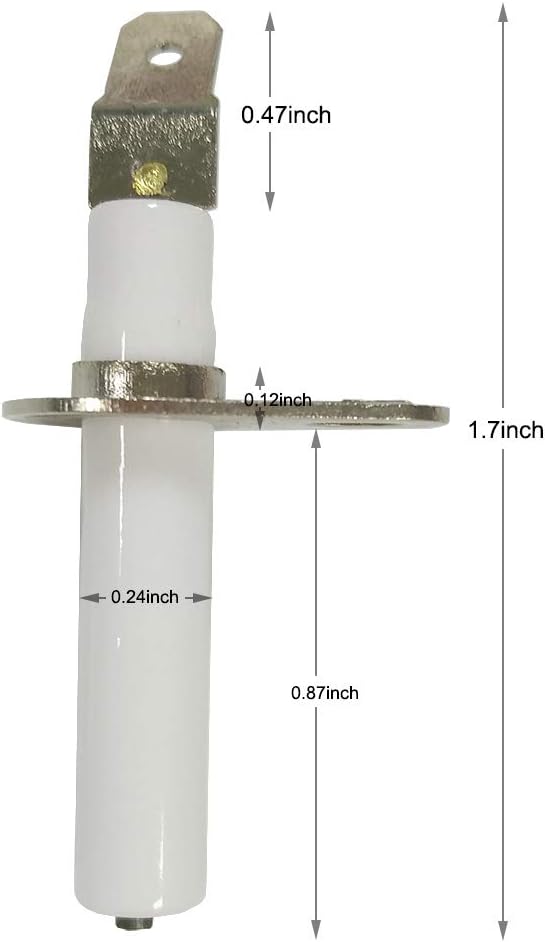 4 Pack Gas Range Stove Igniter Replacement for Whirlpool, Amana, Kenmore - Compatible with WP8523793 AP6012852 74007473 7432M126-60 8273061