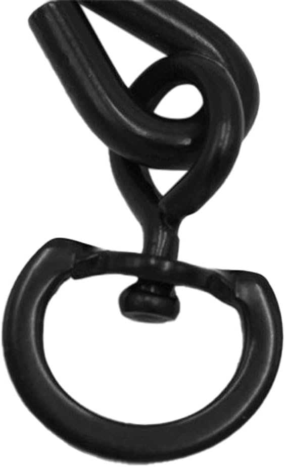 4-Pack Heavy Duty Swivel Plant Hanger Hooks for Hanging Plants - Black Color