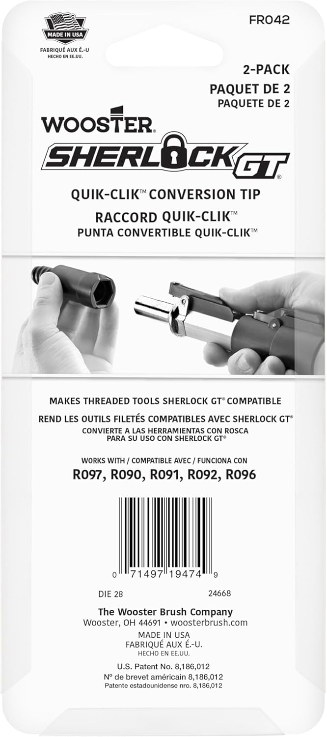 4-Pack of Wooster R042 Sherlock GT Conversion Tips