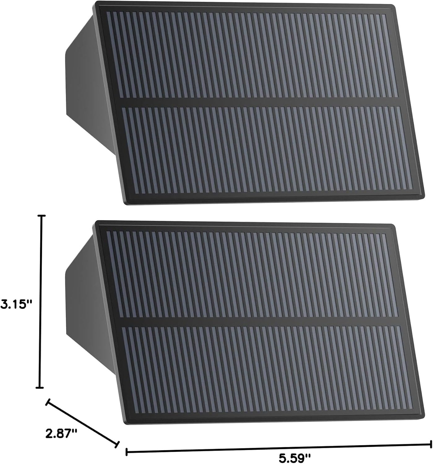 4 Pack Vkndoynt Solar Wall Lights Outdoor Waterproof Up/Down Lights for Grocery Store, Garage, Backyard - Solar Powered Fence Lights