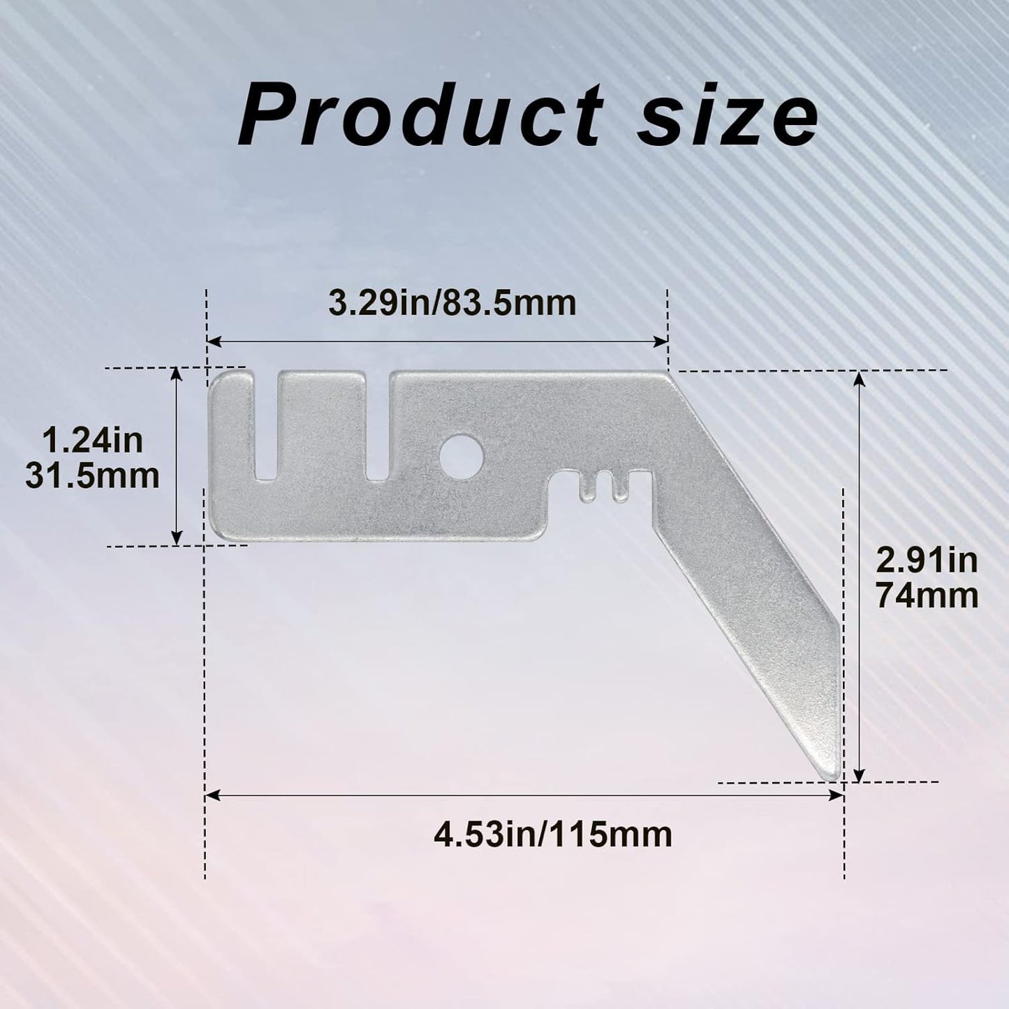 4 Piece 3'' Pipe and Drape Backdrop Kit with Double Stand & Cross Bar Hangers for Wedding Backdrops