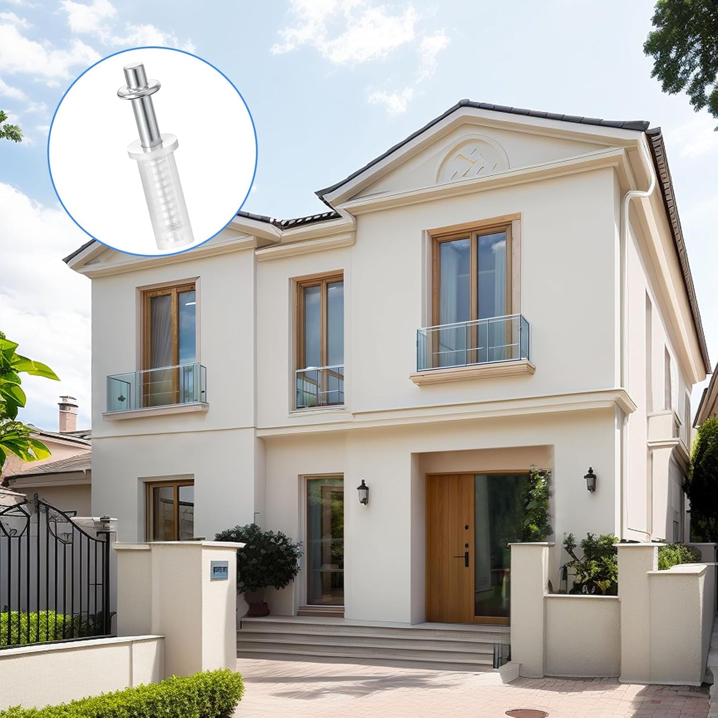 4-Piece Bifold Door Hardware & Folding Door Repair Kit - Pocket Door, Accordion Door, Barn Door - Maintenance Tool Kit - WildKart