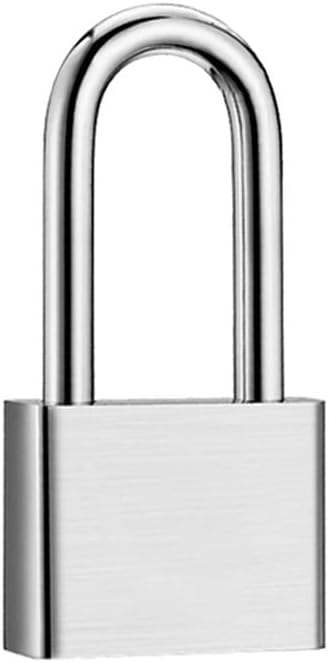 40mm x 84mm Long Shackle Helonge Padlock with Key for Home, Office, and Travel Security - WildKart